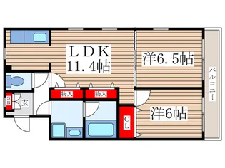 Charlotte【1階】の間取り