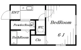 moi真砂【2階】の間取り