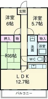 エスポワール ルーチェ【3階】の間取り