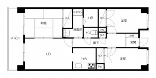ソフィアコート楽々園【1階】の間取り