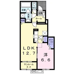 グラン【1階】の間取り