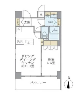 東京都墨田区両国3【マンション】の間取り