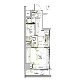 ブライズ西大井【4階】の間取り