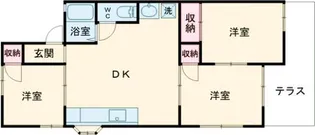 高見原ハイム【2階】の間取り