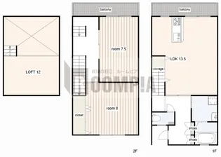 フレグランスダイワ II【3階】の間取り