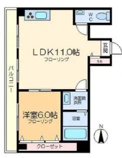 ファミーユ森下【2階】の間取り