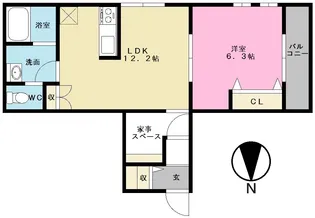 タカラ【3階】の間取り