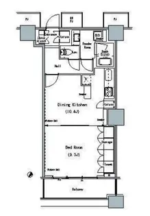 THE TOKYO TOWERS MIDTOWER【28階】の間取り