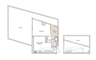 グランカーサ南青山の間取り