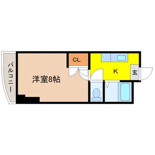 アイショウプラザ旭ヶ丘III【3階】の間取り