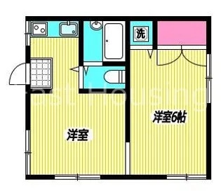 東京都杉並区天沼3【アパート】の間取り