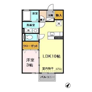 グランドソレイユ【2階】の間取り