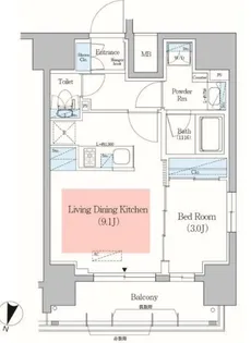 アーバネックス千代田淡路町【10階】の間取り
