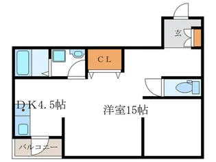 ジャルダンII【2階】の間取り