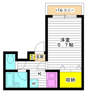 東京都練馬区高野台2【マンション】の間取り