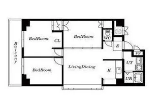 東京都江東区亀戸1【マンション】の間取り