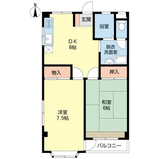 ハートビートキリン【2階】の間取り