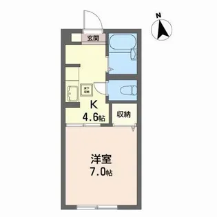 ローズマリーハウス【1階】の間取り