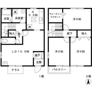 宮城県仙台市青葉区栗生4【一戸建】の間取り