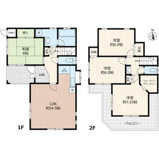 埼玉県さいたま市桜区大字白鍬【一戸建】の間取り