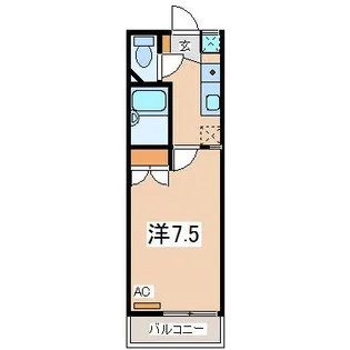 タウンズ安積【2階】の間取り