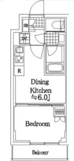 ハーモニーレジデンスクロスゲート【2階】の間取り