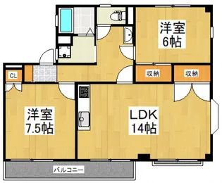 サンヒルズ【2階】の間取り