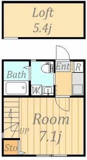 ラ・ルーチェ【2階】の間取り