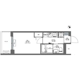 コンフォリア早稲田DEUX【2階】の間取り