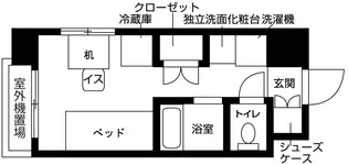 レジディア九大学研都市【3階】の間取り