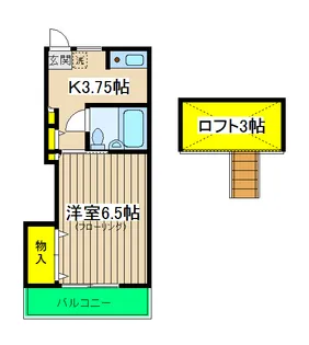 アメニティ峰岡I【1階】の間取り