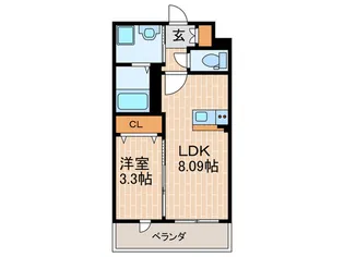Takarazuka FLAT【3階】の間取り