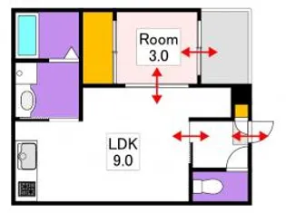 REGALEST CARAT【3階】の間取り