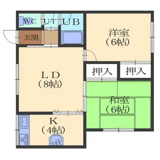 コーポ斉藤【2階】の間取り