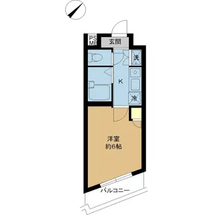 パレ・ホームズ高井戸【5階】の間取り