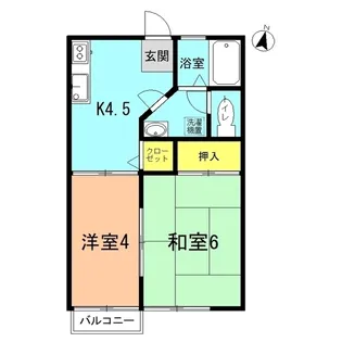 ビレッジNOW【2階】の間取り