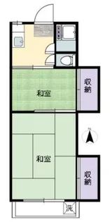 大成ハイツ【2階】の間取り