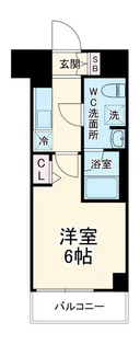 メインステージ元住吉【1階】の間取り