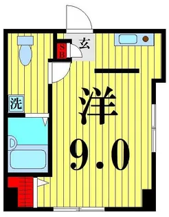 ハイツ氷川【1階】の間取り