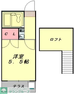 東大宮エステート【1階】の間取り