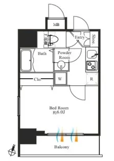 GRAN PASEO神田駅前【4階】の間取り