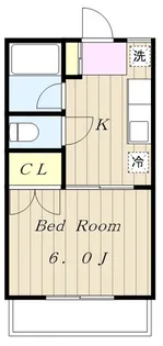 アドニス登戸【2階】の間取り