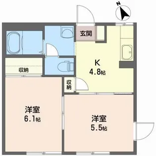 エクセレント吉小路【1階】の間取り