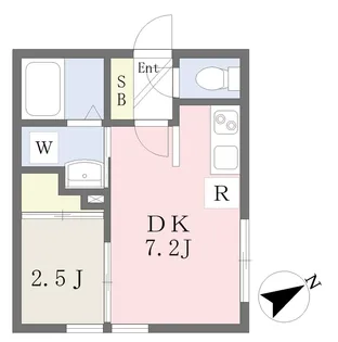 リコルド河原町【1階】の間取り