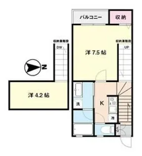 パームグローヴ【2階】の間取り