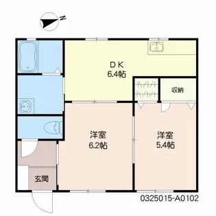 フレンドヒル【1階】の間取り