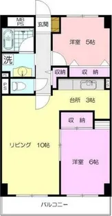 フォンテーヌ市ヶ尾【3階】の間取り