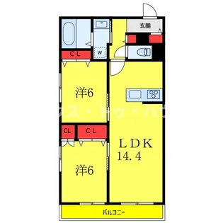 EL CIELO【3階】の間取り