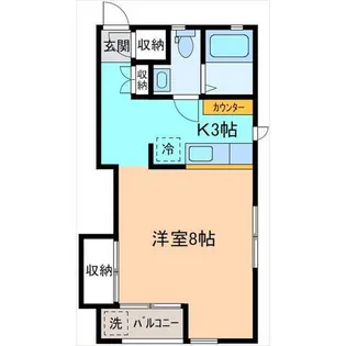 ウィサー【2階】の間取り