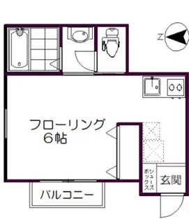 メープルハイツ【2階】の間取り